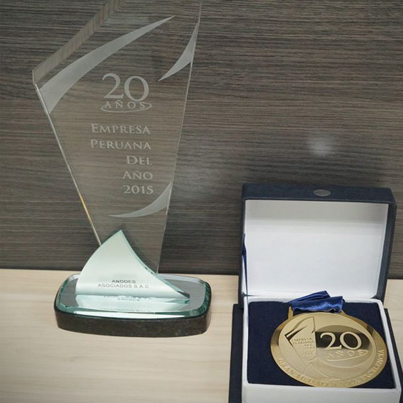 Anddes Peru wins peruvian company of the year award 2015
